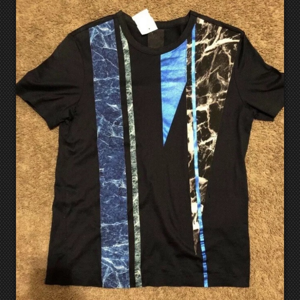 Riccardi Juun.J Blue Cotton Men's T- Shirt